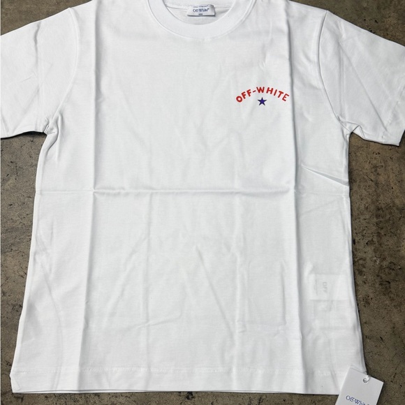 Off-White Other - Off-White Designed in Milan T-Shirt White Graphic Tee Virgil Abloh